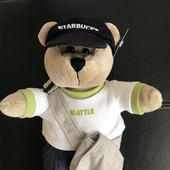 NWT Starbucks Bearista Seattle Teddy Bear - Picture 4 of 9